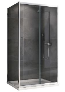 Душевой уголок ABBER Schwarzer Diamant AG30110H-S60 110x60см хром